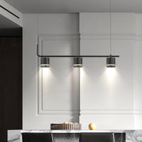 Modern Black Dining Room Chandelier — image 3
