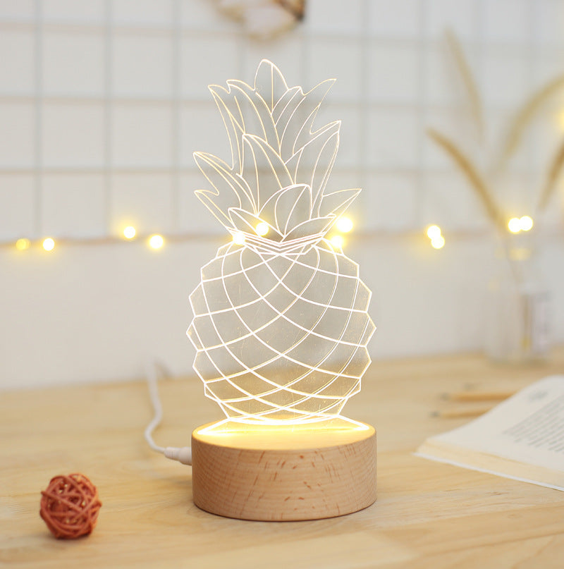 Pineapple USB Table Lamp