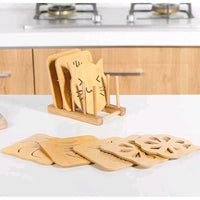 Round Bamboo Heat-Resistant Placemat — image 3