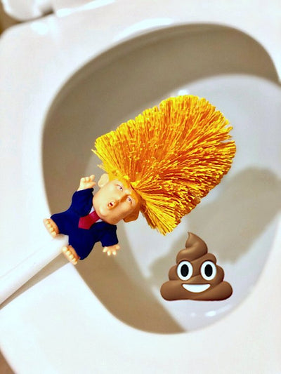 Novelty Toilet Brush with Hanging Handle