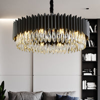 Black Crystal Chandelier — image 4