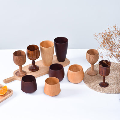 Wooden Anti-Scald Tea Cup