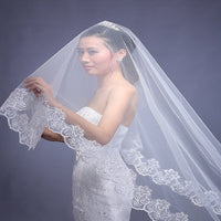 White Lace Bridal Veil — image 3