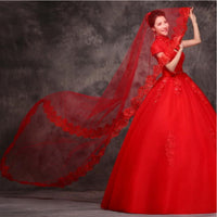 White Lace Bridal Veil — image 5