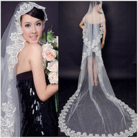 White Lace Bridal Veil — image 2