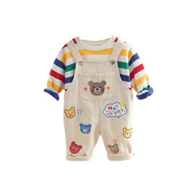 Boys Plaid Shirt and Overall Set — image 5