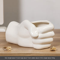 Modern Ceramic Hydroponic Vase — image 2