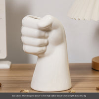 Modern Ceramic Hydroponic Vase — image 3