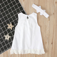 Girls Sleeveless Bow Dress — image 3