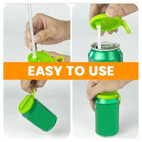 Reusable Soda Can Lid with Straw — image 5