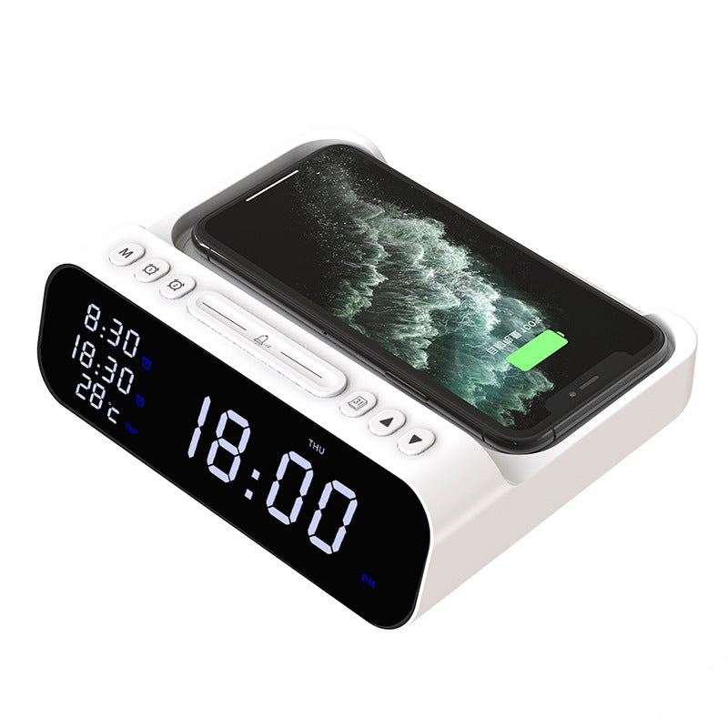 3-in-1 Wireless Charger Alarm Clock — image 11