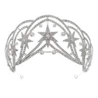 Silver Light Luxury Bridal Headdress — image 5