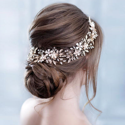Leaf Alloy Bridal Hairband