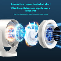 Rechargeable Adjustable Desk Fan with Light — image 4