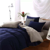 Modern Four-Piece Polyester Bedding Set