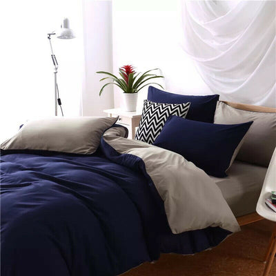 Modern Four-Piece Polyester Bedding Set