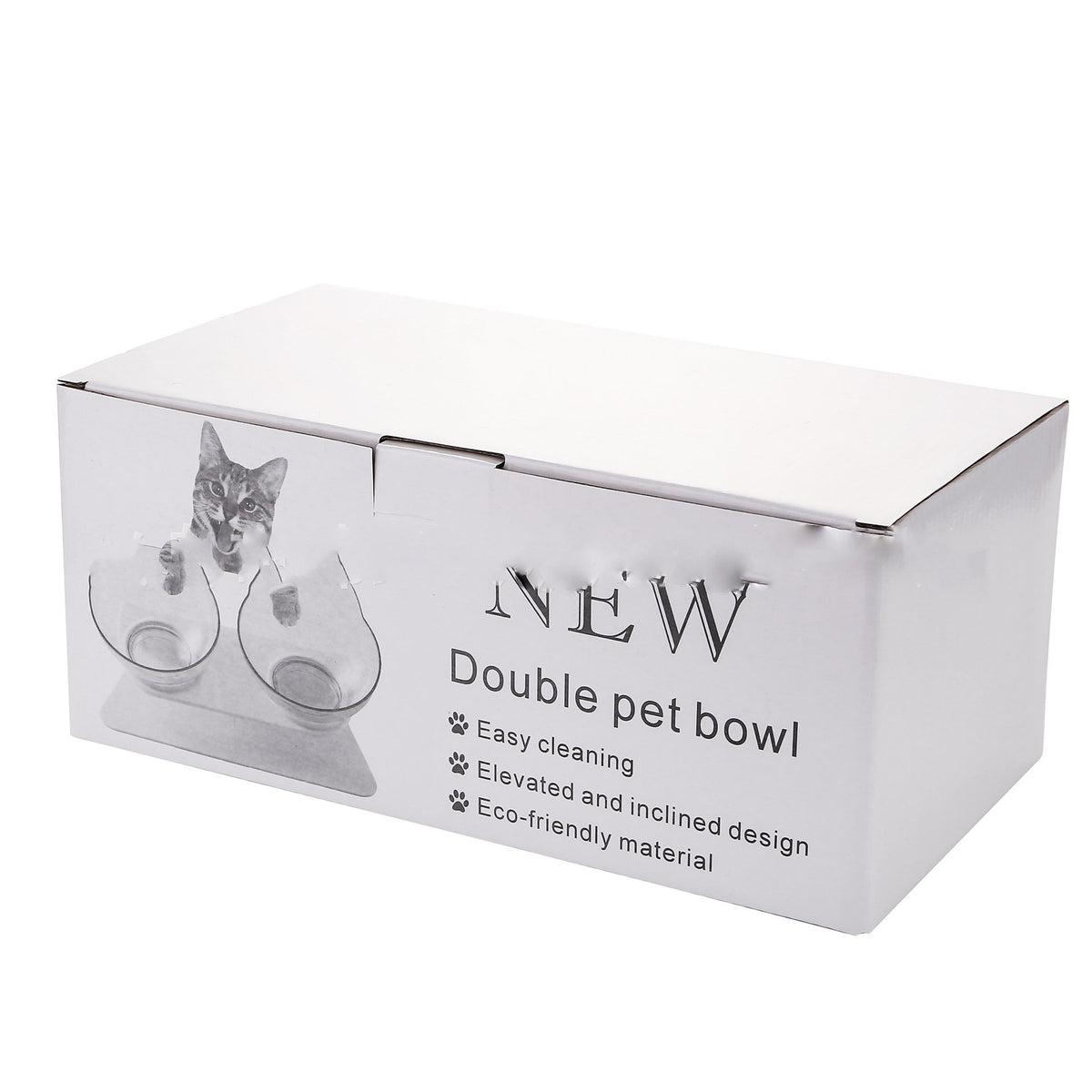 Tilted Transparent Cat Feeder Bowl — image 11
