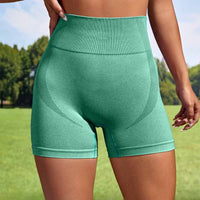 High-Waist Seamless Short Leggings — image 3