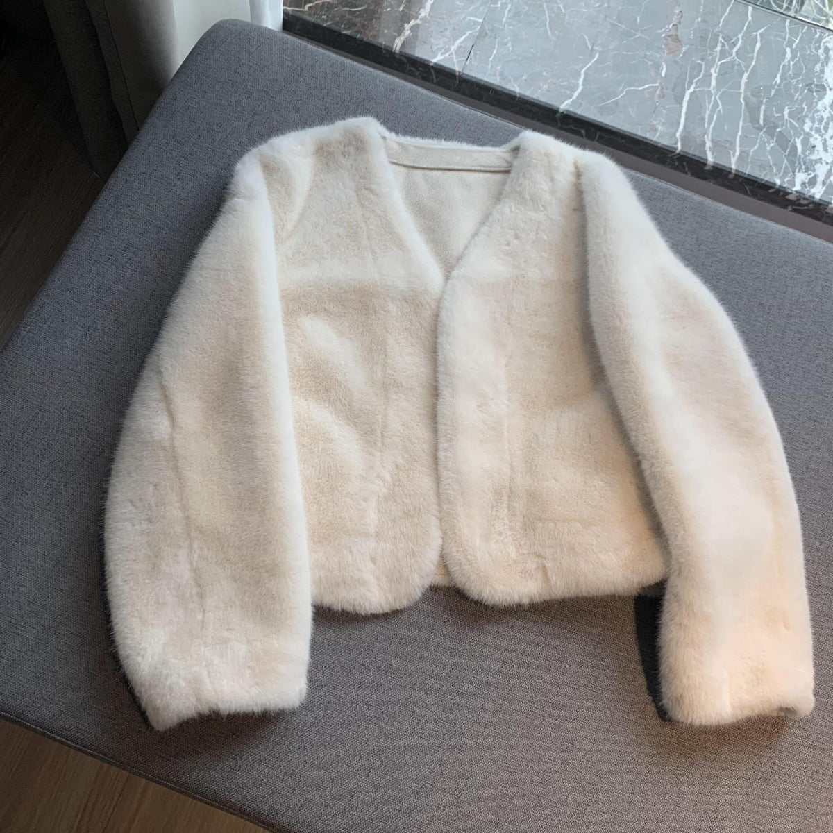 Short Faux Fur Jacket — image 6