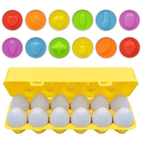 Montessori Shape Matching Egg Toy Set — image 3