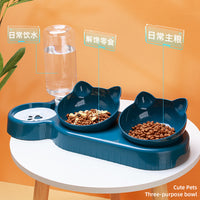 Triple-Bowl Pet Feeding and Water Bowl — image 2