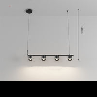Modern Black Dining Room Chandelier — image 7