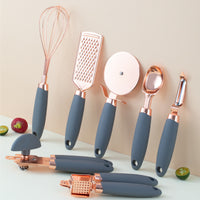 Rose Gold Stainless Steel Kitchen Tool Set — image 6