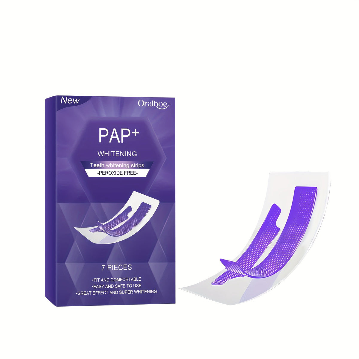 Purple Dry-Application Teeth Whitening Strips — image 5
