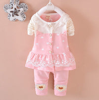 Baby Girl Cardigan and Pants Set