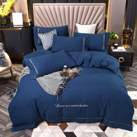 Cotton Brushed Four-Piece Bedding Set — image 2