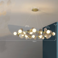 Modern Nordic Glass Chandelier — image 6