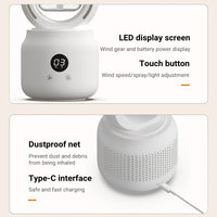 Rechargeable Mist Cooling Fan — image 5