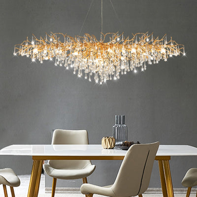 Crystal Chandelier Light Fixture