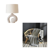 Modern Fabric Shade Table Lamp — image 7
