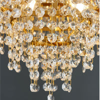 Stainless Steel Crystal Chandelier — image 5