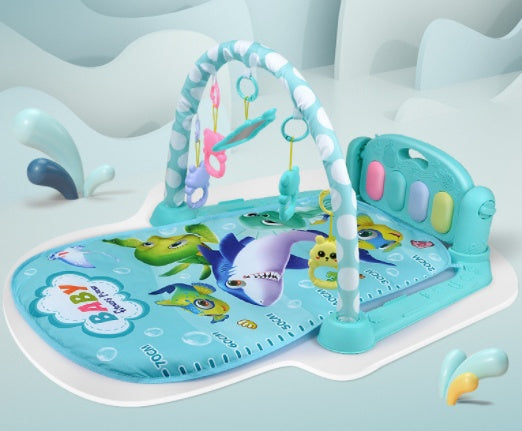Baby Piano Play Mat with Toy Rack — image 6