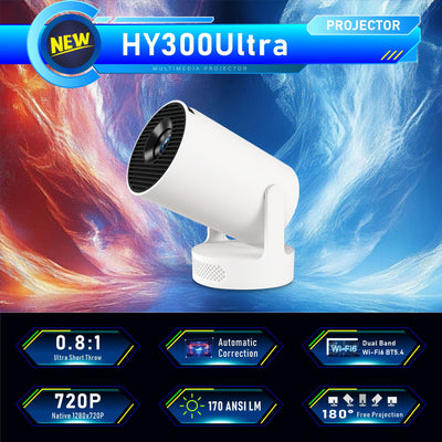 720P Ultra Short Throw Mini Projector