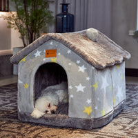 Foldable Warm Pet House Bed — image 2