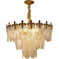 Layered Glass Living Room Chandelier — image 5