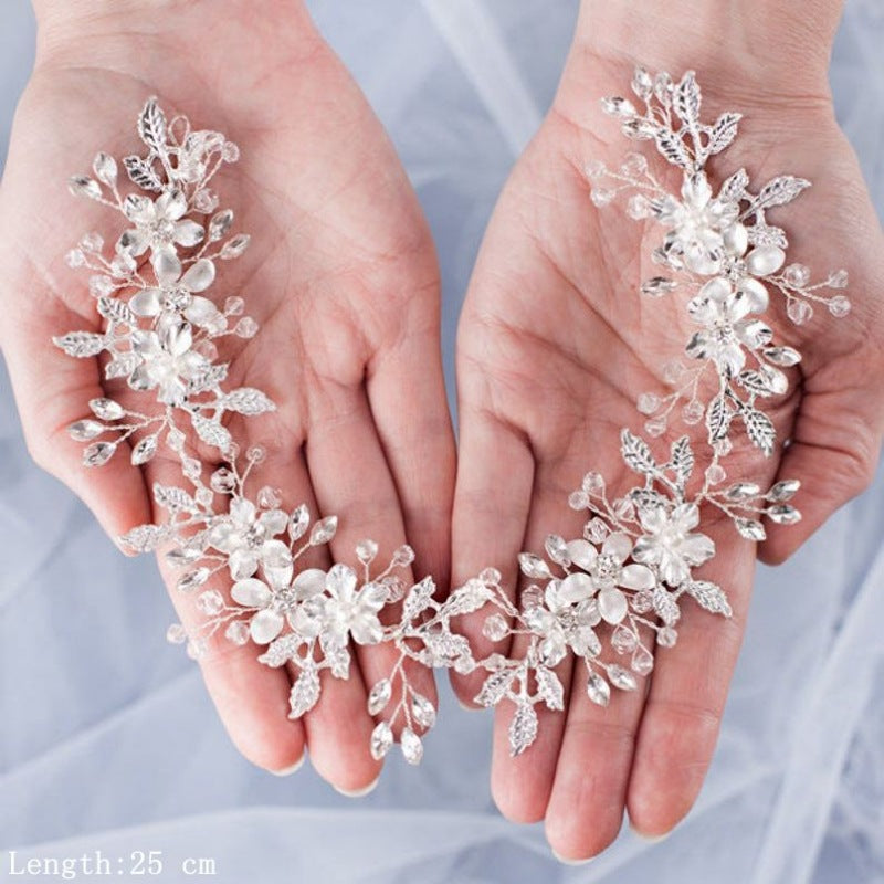 Leaf Alloy Bridal Hairband — image 3