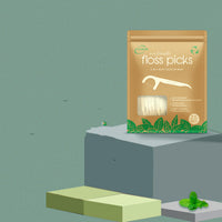 Degradable Mint Dental Floss Picks — image 2