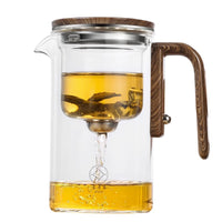 Magnetic Glass Tea Pot with Wood Handle — image 6