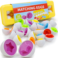 Montessori Shape Matching Egg Toy Set — image 4