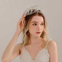 Silver Light Luxury Bridal Headdress — image 2