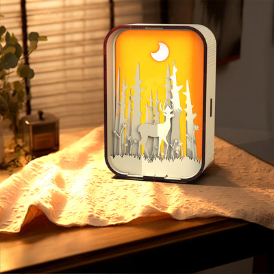 Wood Carving USB Night Light