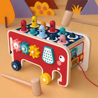 Wooden Montessori Pounding Bench Toy — image 2