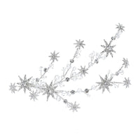 Silver Rhinestone Bridal Side Hair Clip — image 2