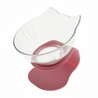 Tilted Transparent Cat Feeder Bowl — image 7