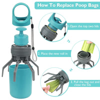 Portable Dog Poop Scooper with Bag Dispenser — image 3