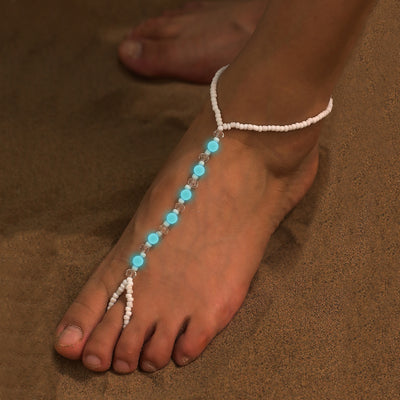 Handmade Beaded Stretch Anklet